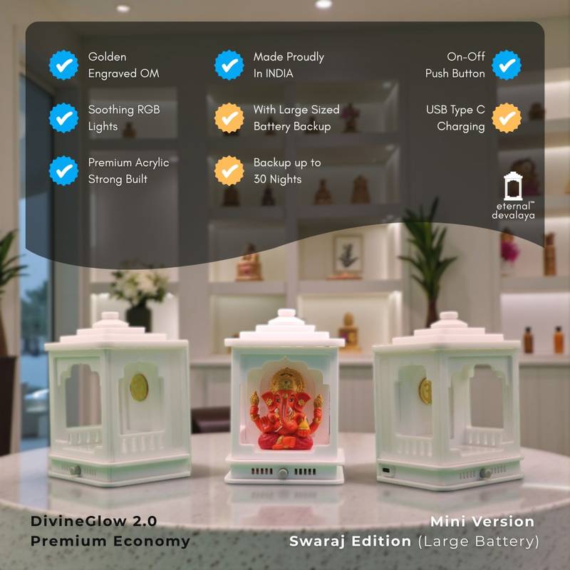 DivineGlow 2.0 - Mini - Economy Swaraj Edition - Large Battery (1)